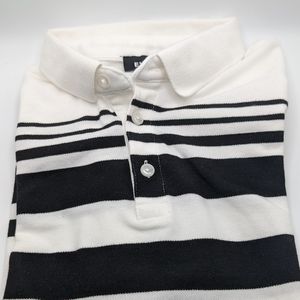 Express Striped Pique Polo